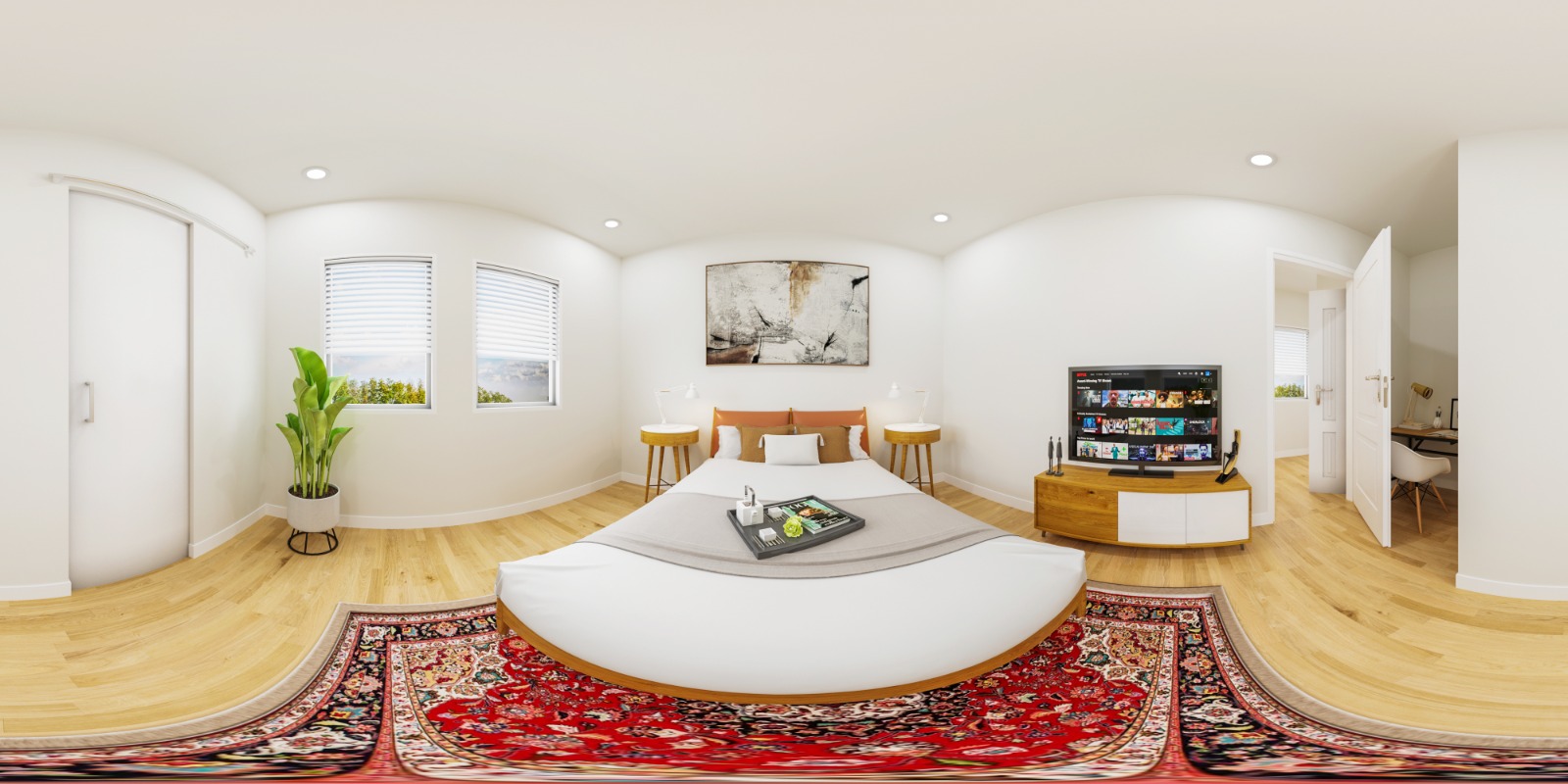 12. 360 Render of a Bedroom, Arizona